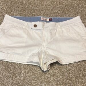 SO Women's White Casual Shorts